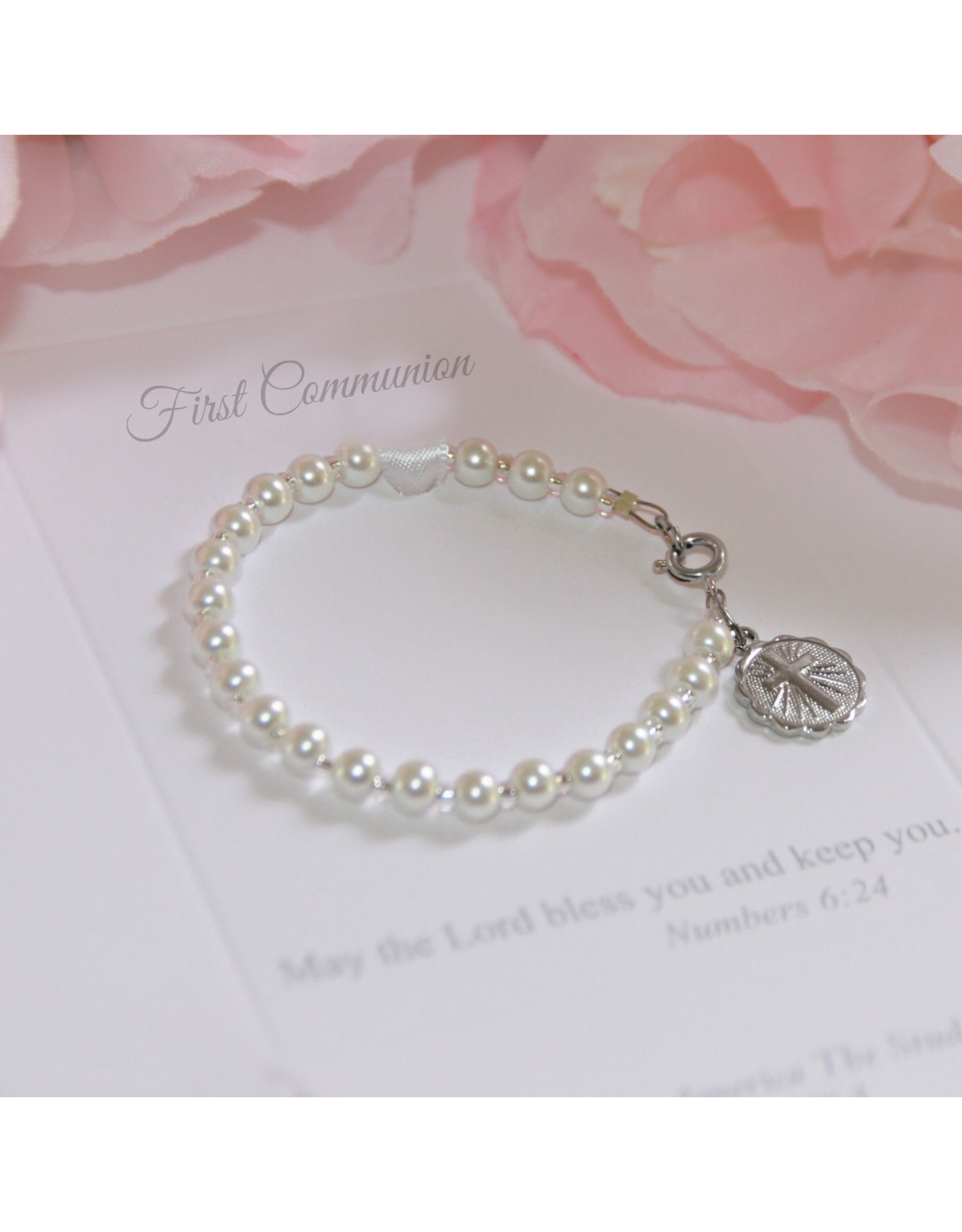 Collectables First Communion Pearl 6" Bracelet- CJ144FC