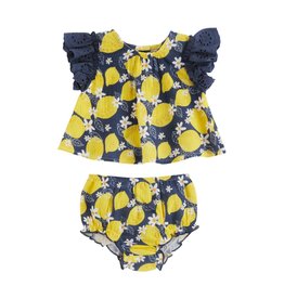 Mudpie Lemons Pinafore Set