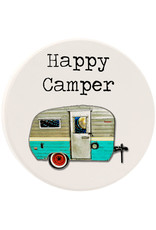 Tipsy Coasters & Gifts Happy Camper Car Coaster