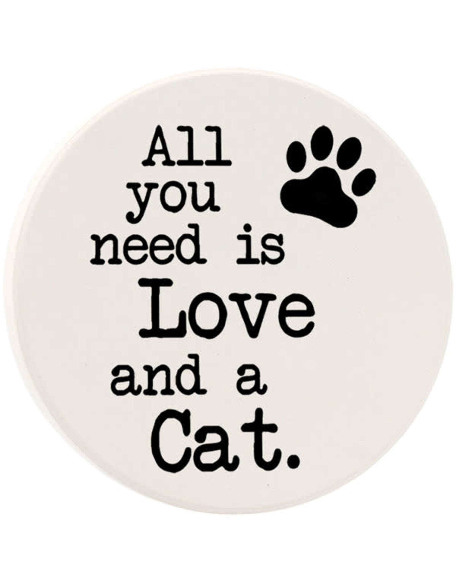 Tipsy Coasters & Gifts All you need is love and a Cat Car Coaster