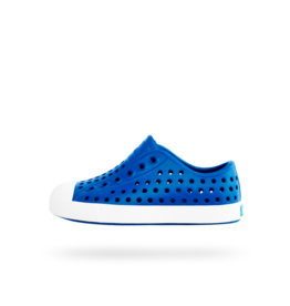 Native  Footwear Jefferson Kids Victoria Blue/Shell White