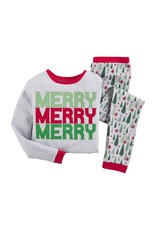 Mudpie Family Pajamas-Merry Merry Merry Youth
