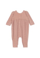 Mabel and Honey Sugar & Spice Knit Romper-Pink