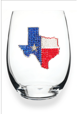 The Queens' Jewels Texas State Stemless Wine Glass