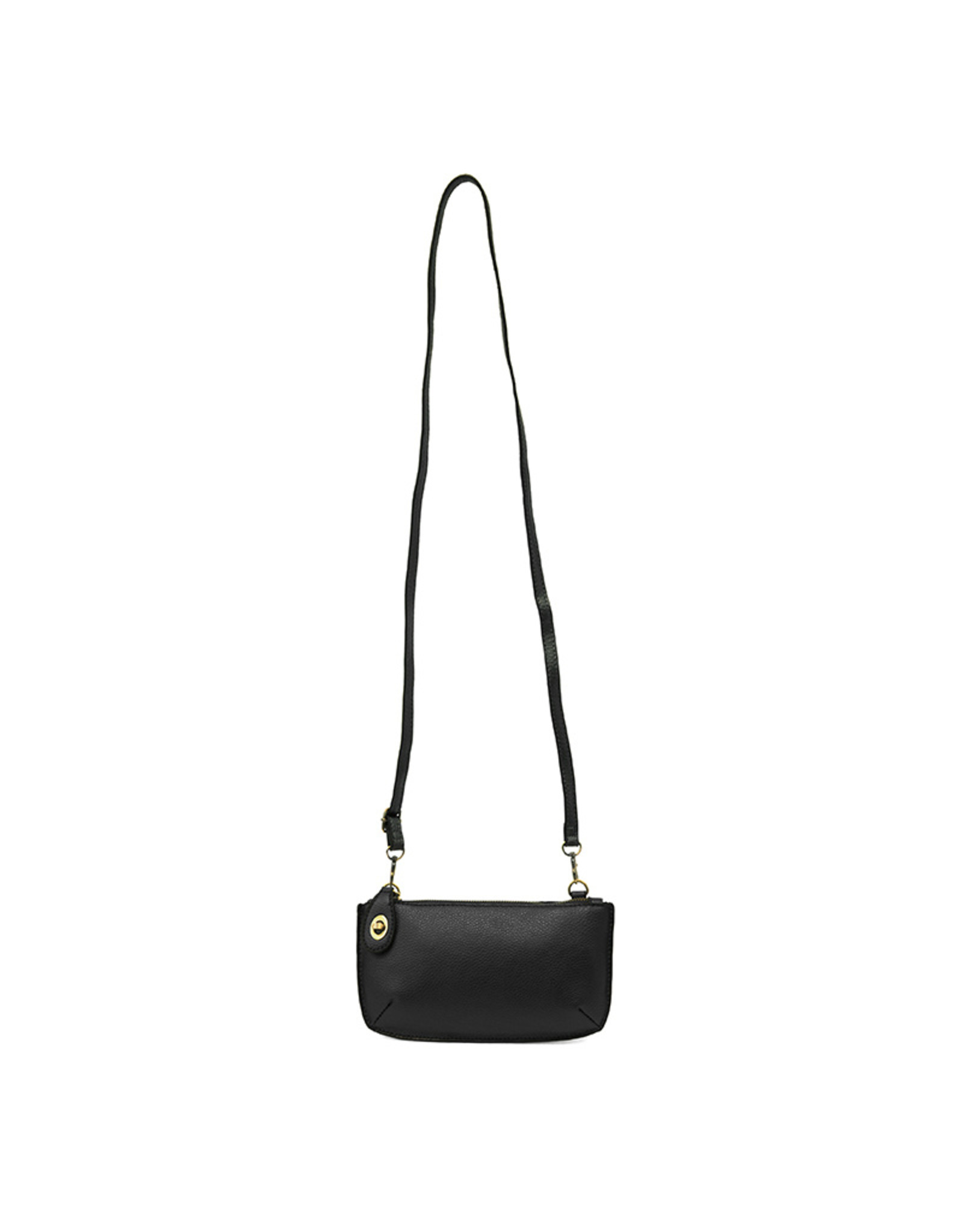 Joy Susan Mini Crossbody Wristlet Clutch-Black