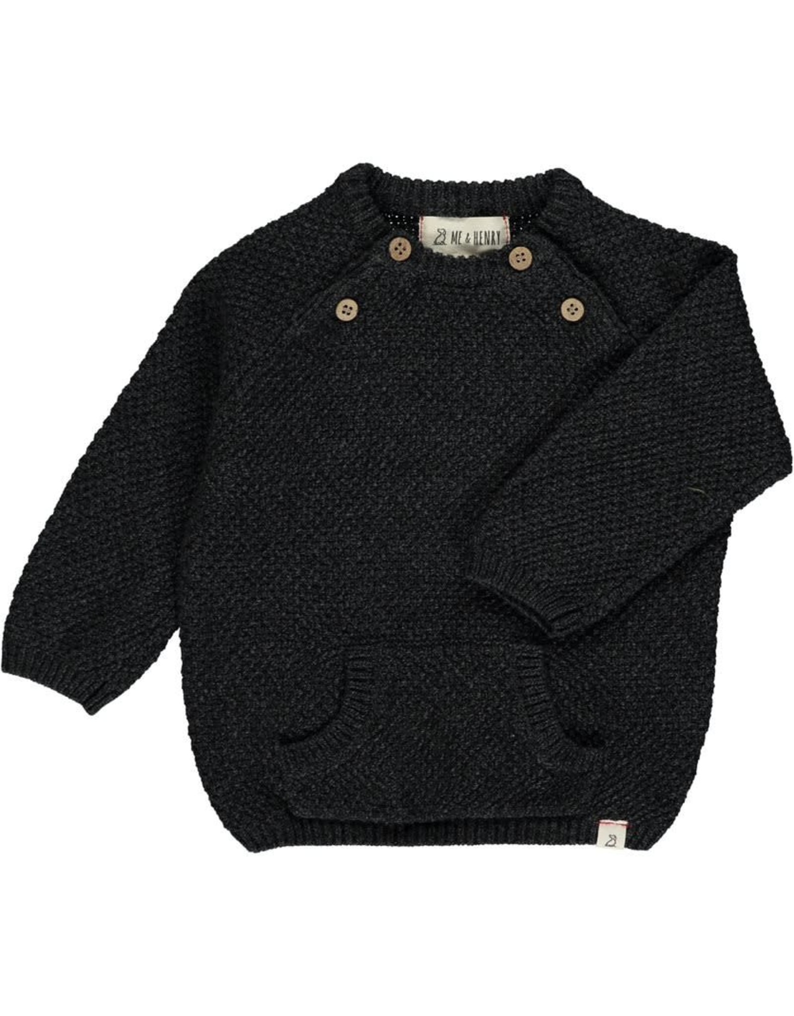 Me & Henry Morrison Baby Sweater~Charcoal