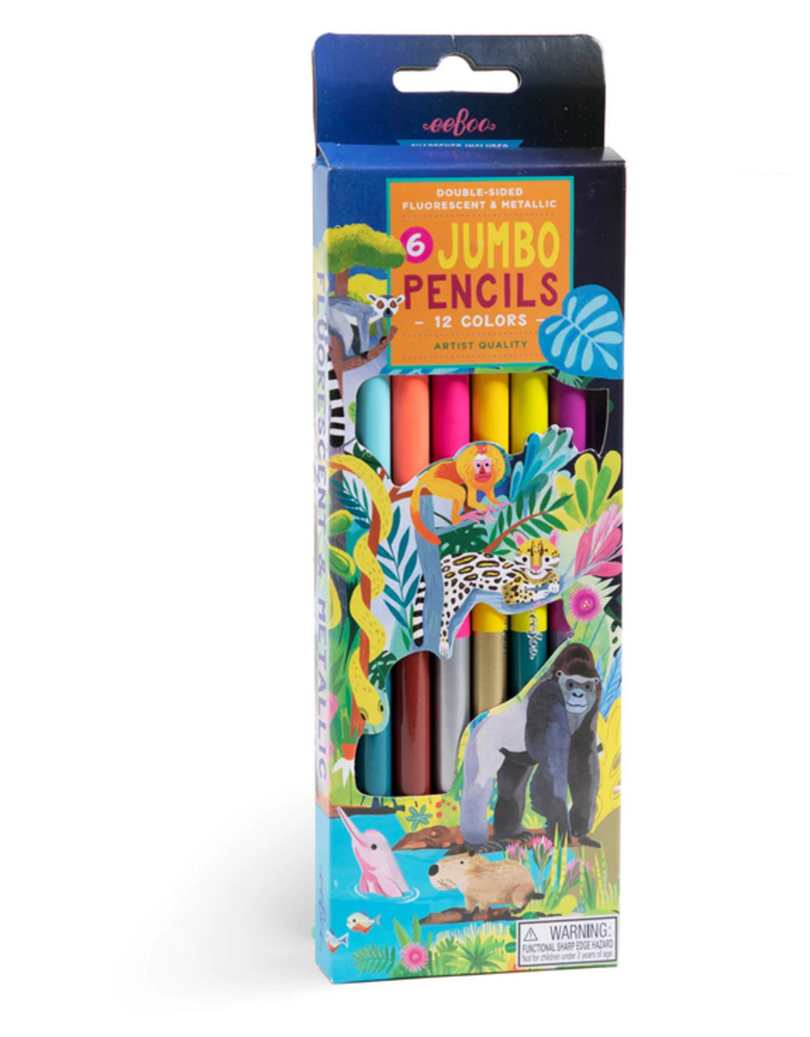 A95 Rainforest Jumbo Double Colored Pencils