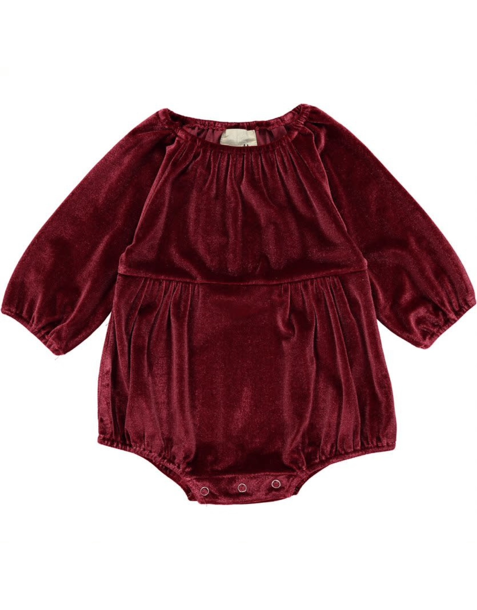 vignette Daisy Velvet Bubble~Burgandy