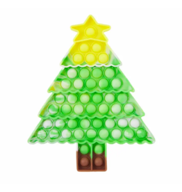 Mudpie Christmas Tree Silicone Popper Toy