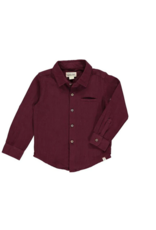 Me & Henry Atwood Woven Shirt - Burgandy Gauze