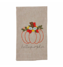 Mudpie Hello French Knot Towel