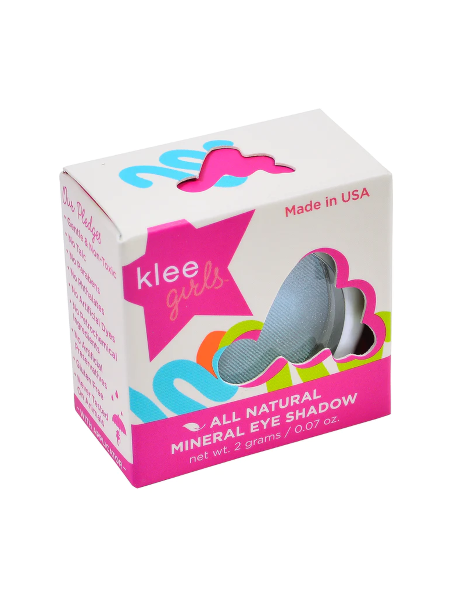 Klee Naturals Girls Mineral Eyeshadow-Key West Splash  (baby blue)