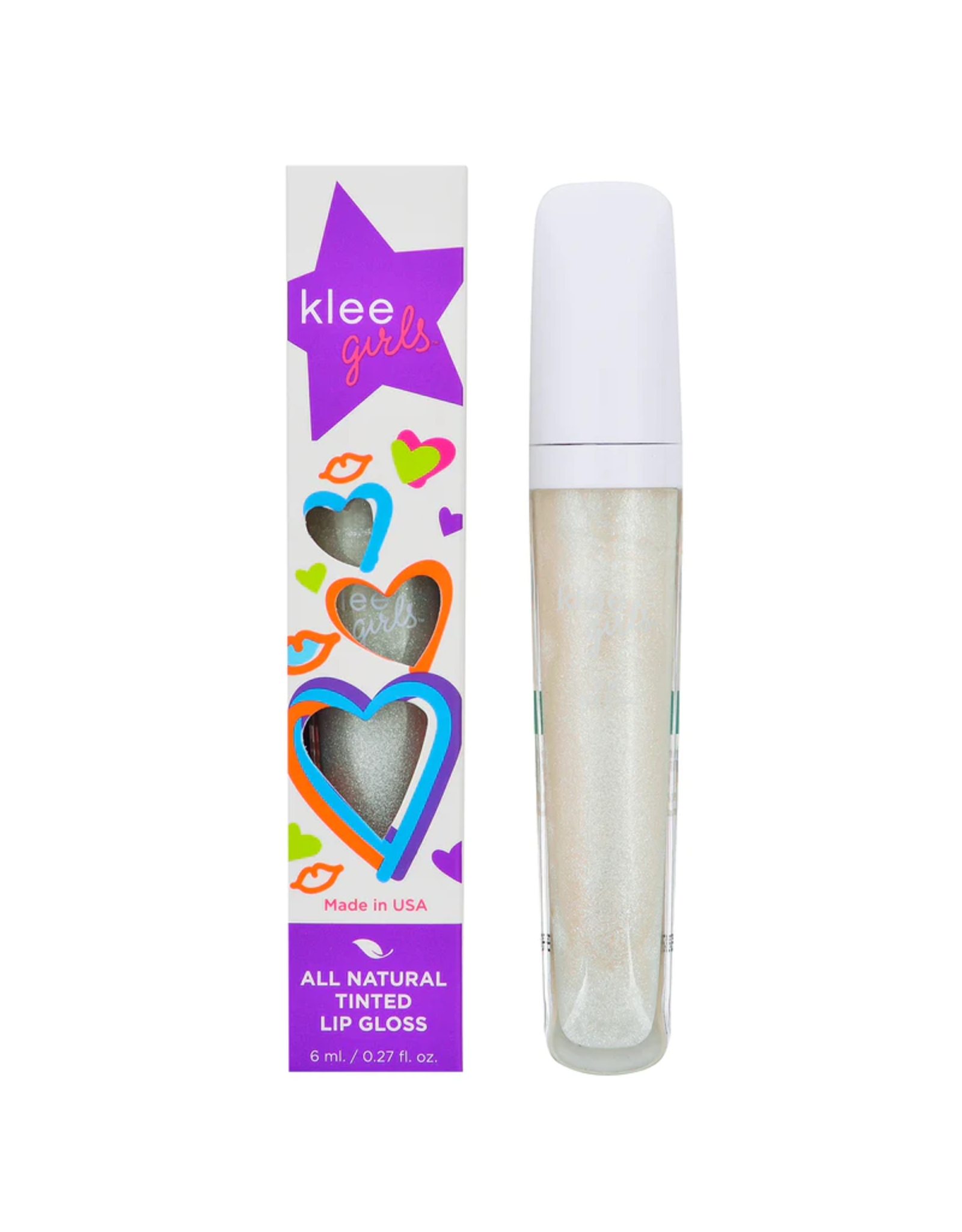 Klee Naturals Girls Sparkle Lip Gloss-Vail Tempo