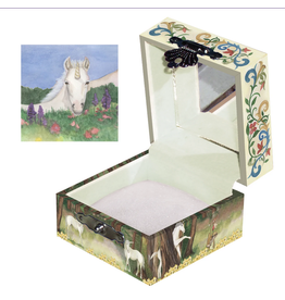 Kids Jewelry Box - 1 Pack Keepsake Paper Box for Boys and Girls, Safe with  Combination Lock, Treasure Box for Cards, Jewelry, Toys, Space Design -  9.5x5.25x3.5 White