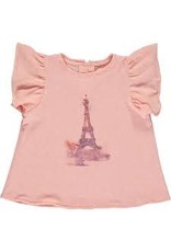 vignette Sutton T-shirt  Pink Eiffel Tower