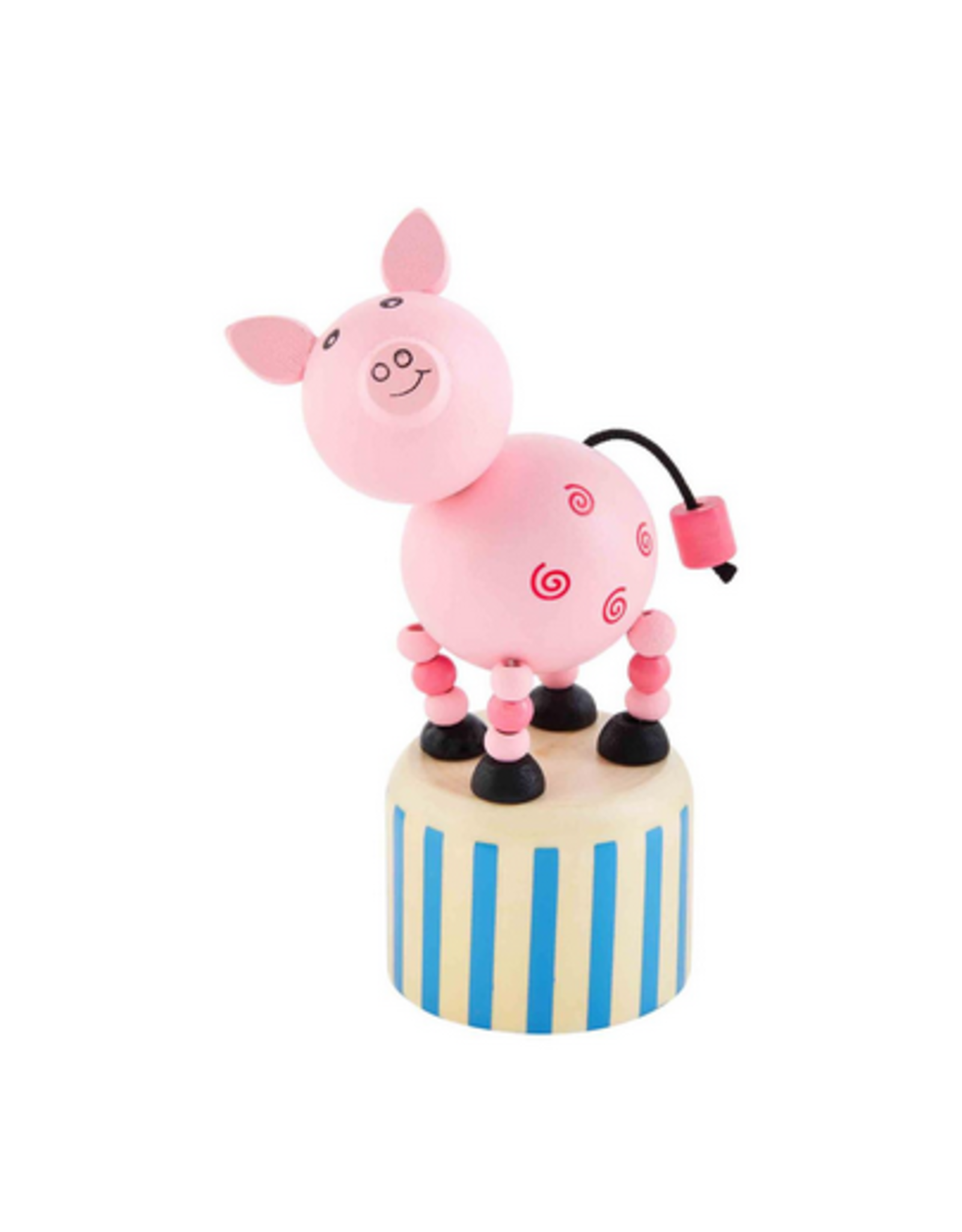 Mudpie Collapsible Wood Toy-Pig