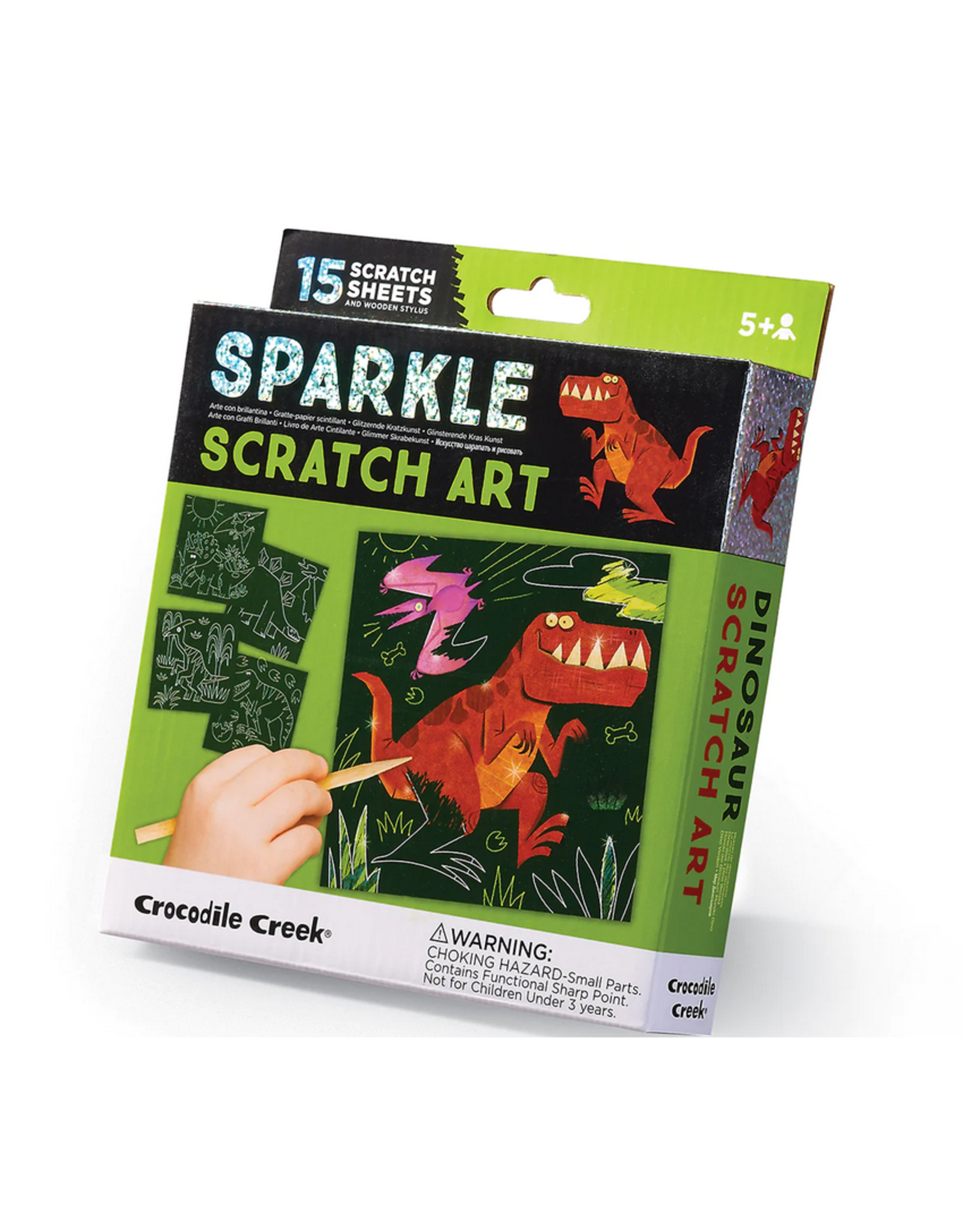 Sparkle Scratch Art - Dinosaur - Callie's Boutique