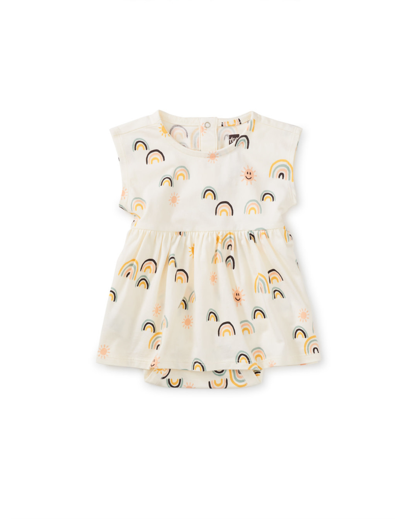 Tea Collection Baby Bodysuit Dress~All Sunshine & Rainbows