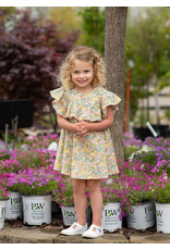 Mabel and Honey Golden Glow Floral Woven Dress
