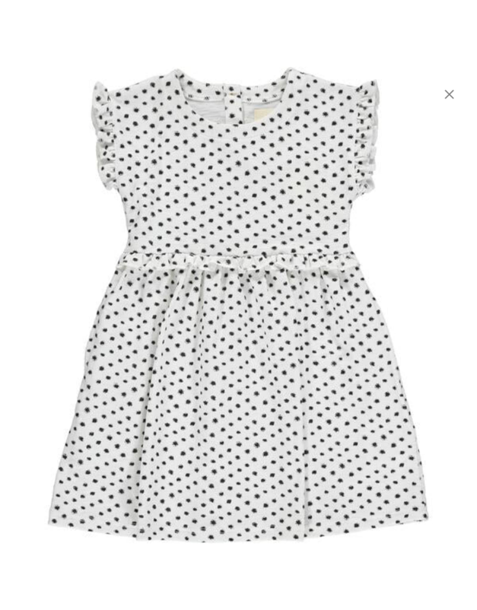 vignette Gemma Dress-White w/Black Dot