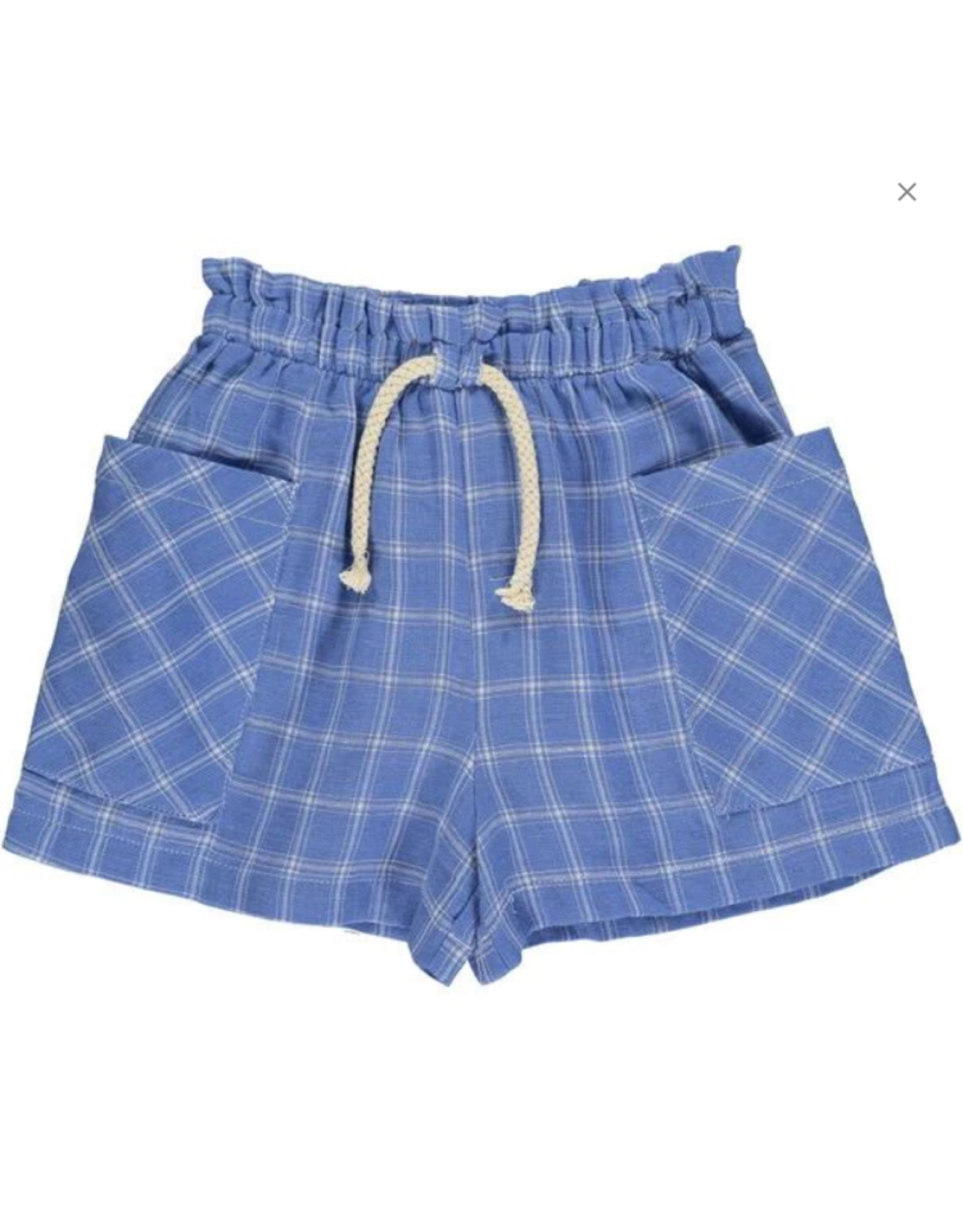 vignette Arwen Shorts-Blue/White Plaid