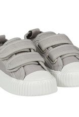 Me & Henry Brewster Double Velcro Canvas Sneakers-Grey