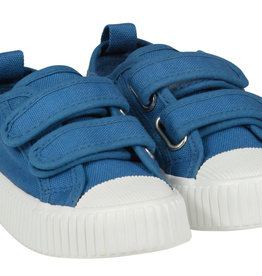 Me & Henry Brewster Double Velcro Canvas Sneakers-Blue