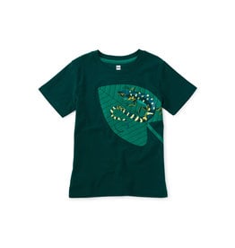 Tea Collection Lizard on a Leaf Graphic Tee