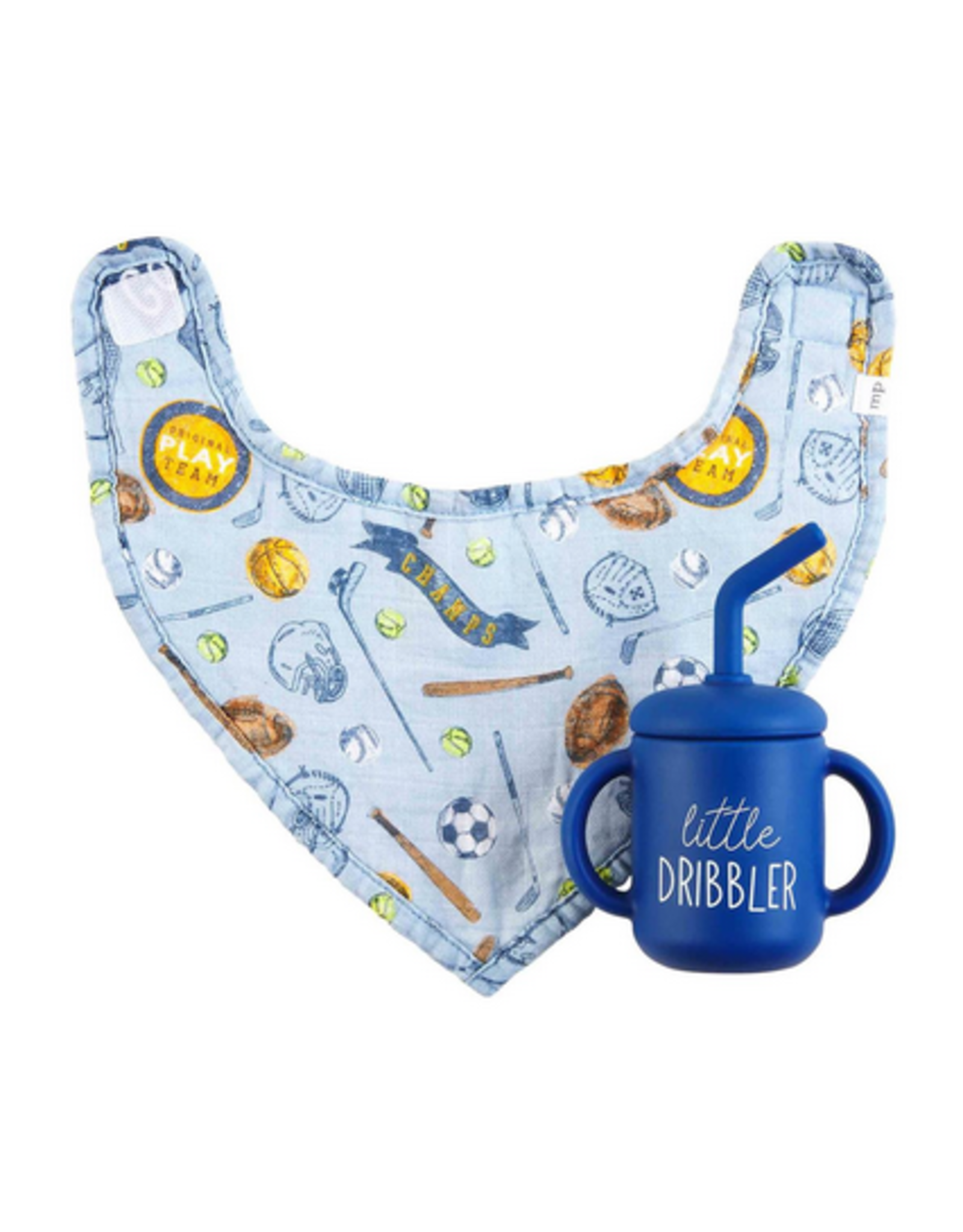 Mudpie Sports Bib and Cup Set