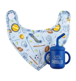 Mudpie Sports Bib and Cup Set