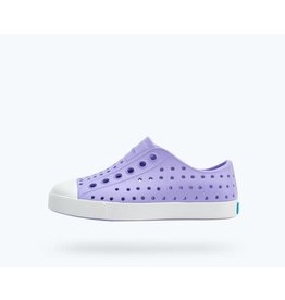 Native  Footwear Jefferson Kids Healing Purple/Shell White