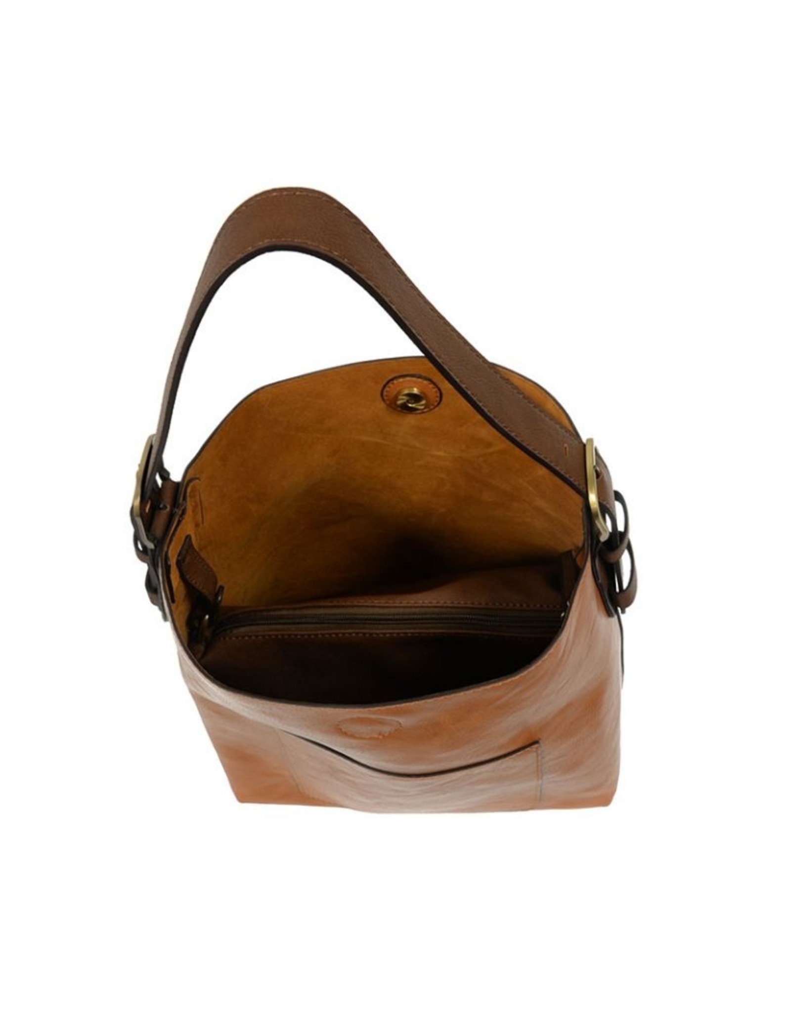 Joy Susan Classic Hobo Handbag-Hazelnut