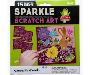 Flowers Scratch Art Set