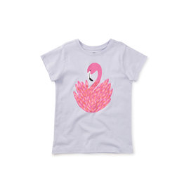 Tea Collection Fabulous Flamingo Graphic Tee-vista blue