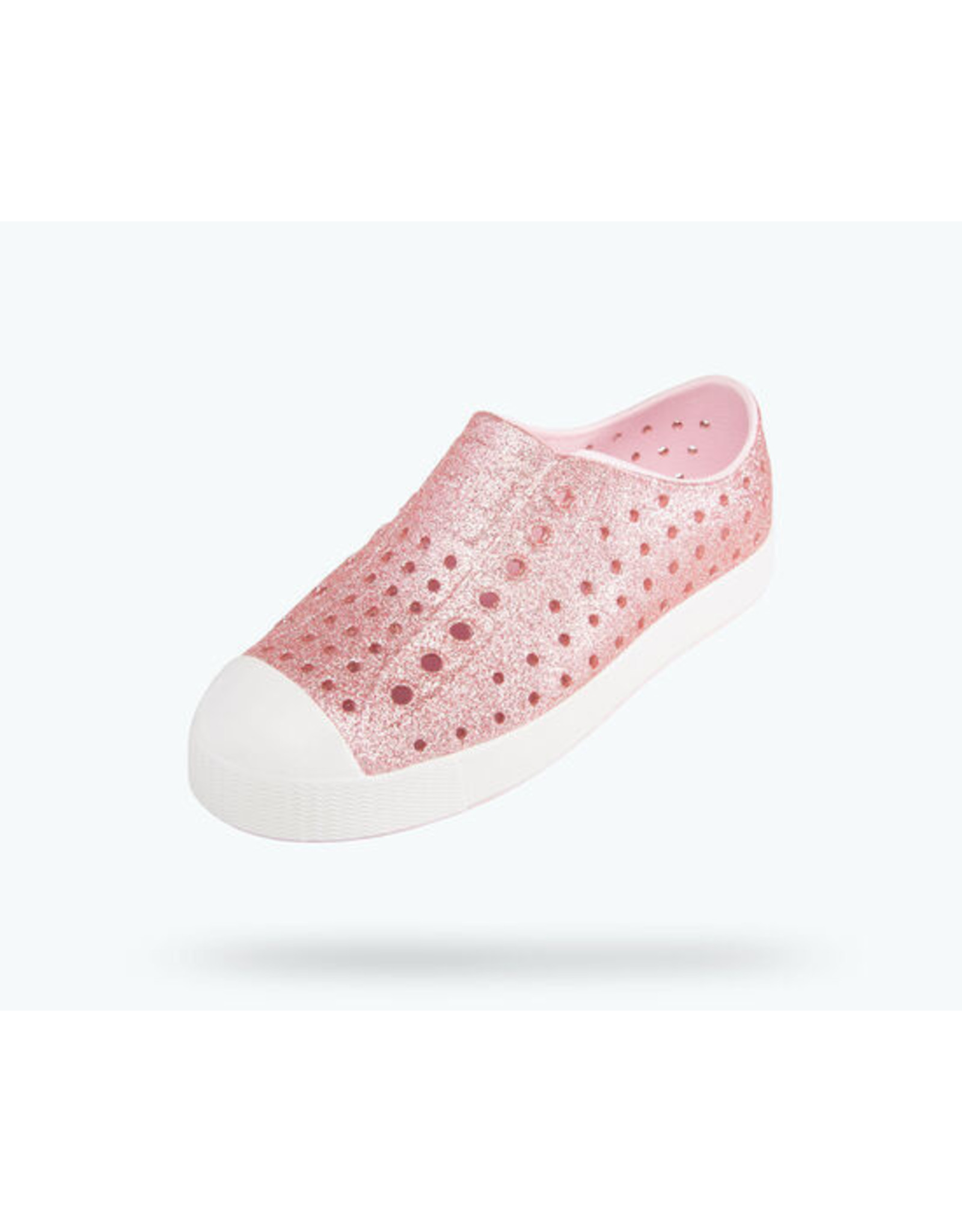 Native  Footwear Native - Jefferson Bling Milk Pink/Shell White
