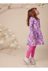 Tea Collection LS Pocket Dress-Fleur-de-lis
