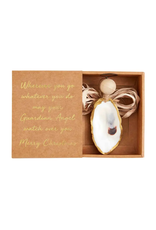 Mudpie Oyster Angel Ornament