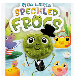 Little Hippo Five Little Speckled Frogs Finger Puppet Book