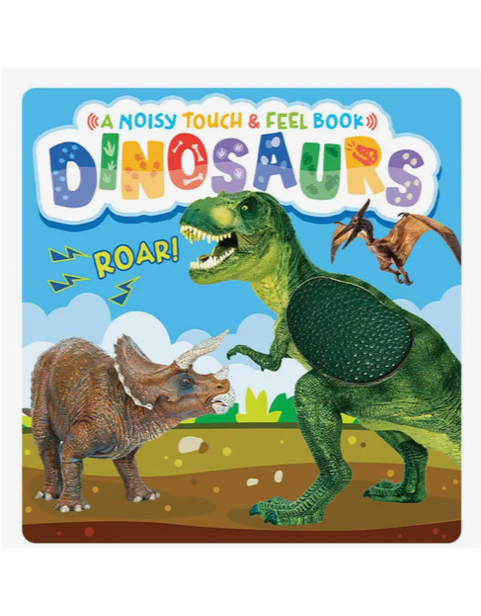 Little Hippo Noisy Touch&Feel Book - Dinosaurs