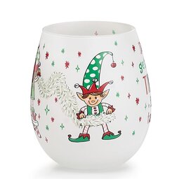 Burton + Burton Elves Wine Glass