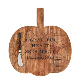 Mudpie Grateful Heart Serving Board