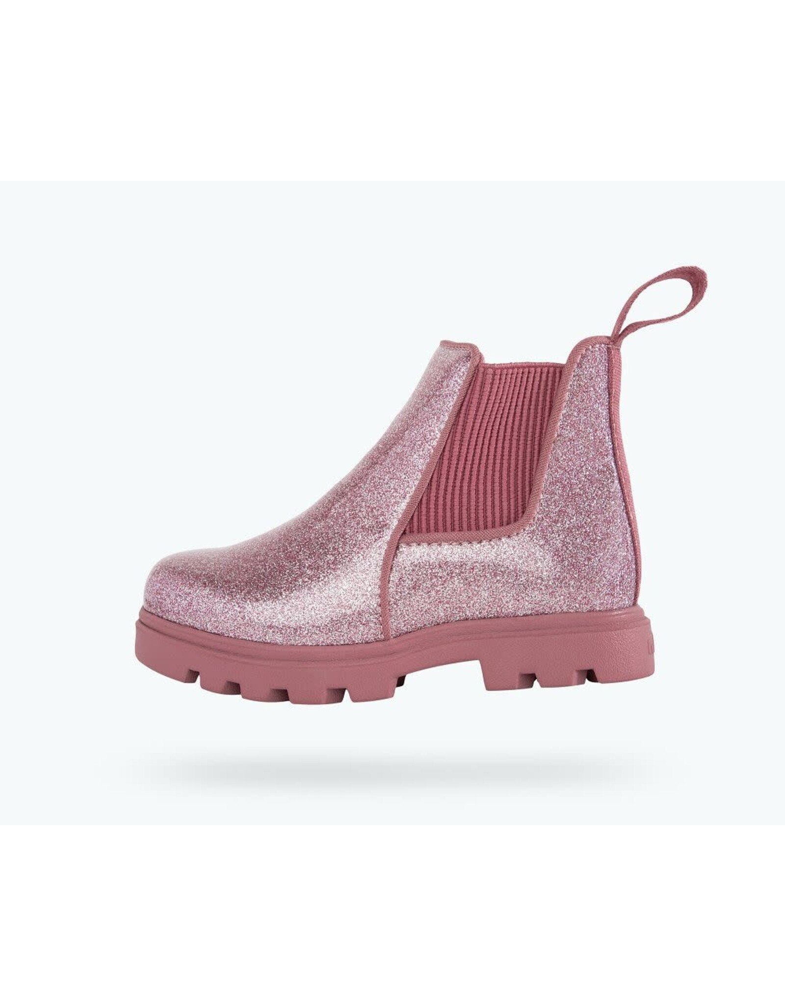 Native  Footwear Kensington Treklite Glitter Child-Pink Glitter