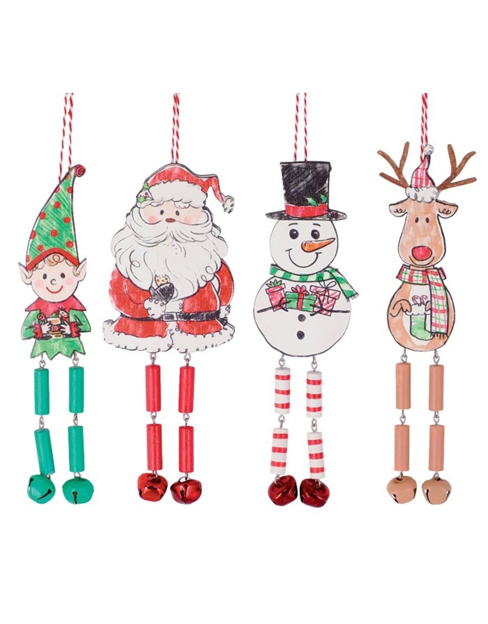Burton + Burton Jingle Pals Dangle Legs and Bells-Santa
