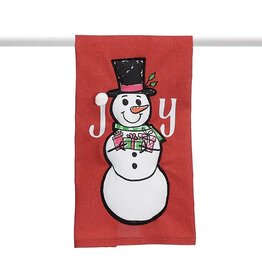 Burton + Burton Joy Stuffed Snowman Tea Towel