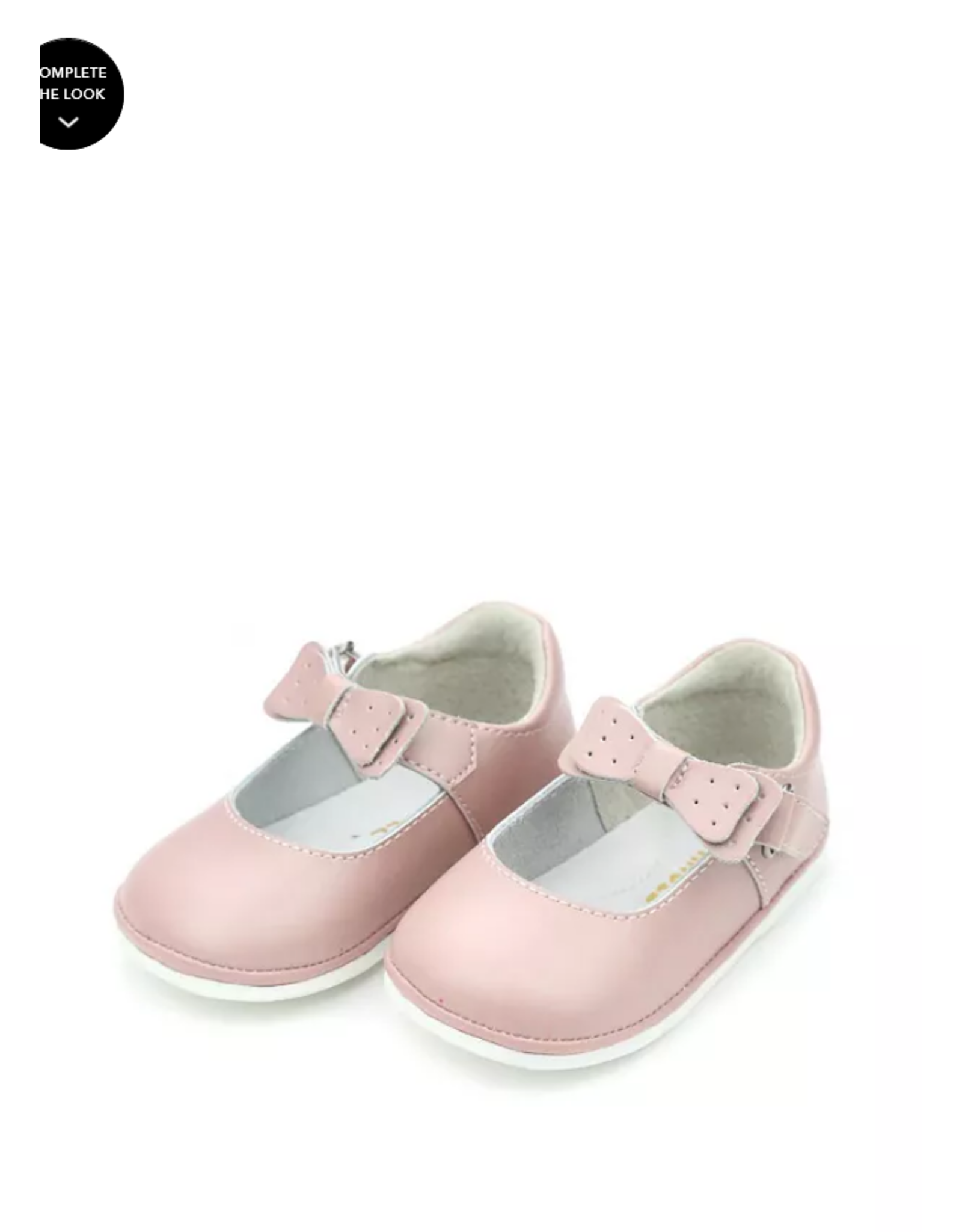 Angel Baby Shoes Infant Ava Bow Mary Jane Pink