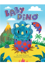 Little Hippo Baby Dino-Finger Puppet Book
