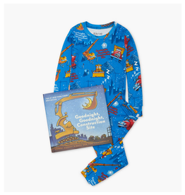 Hatley Goodnight Construction  Pajama Set w/Book