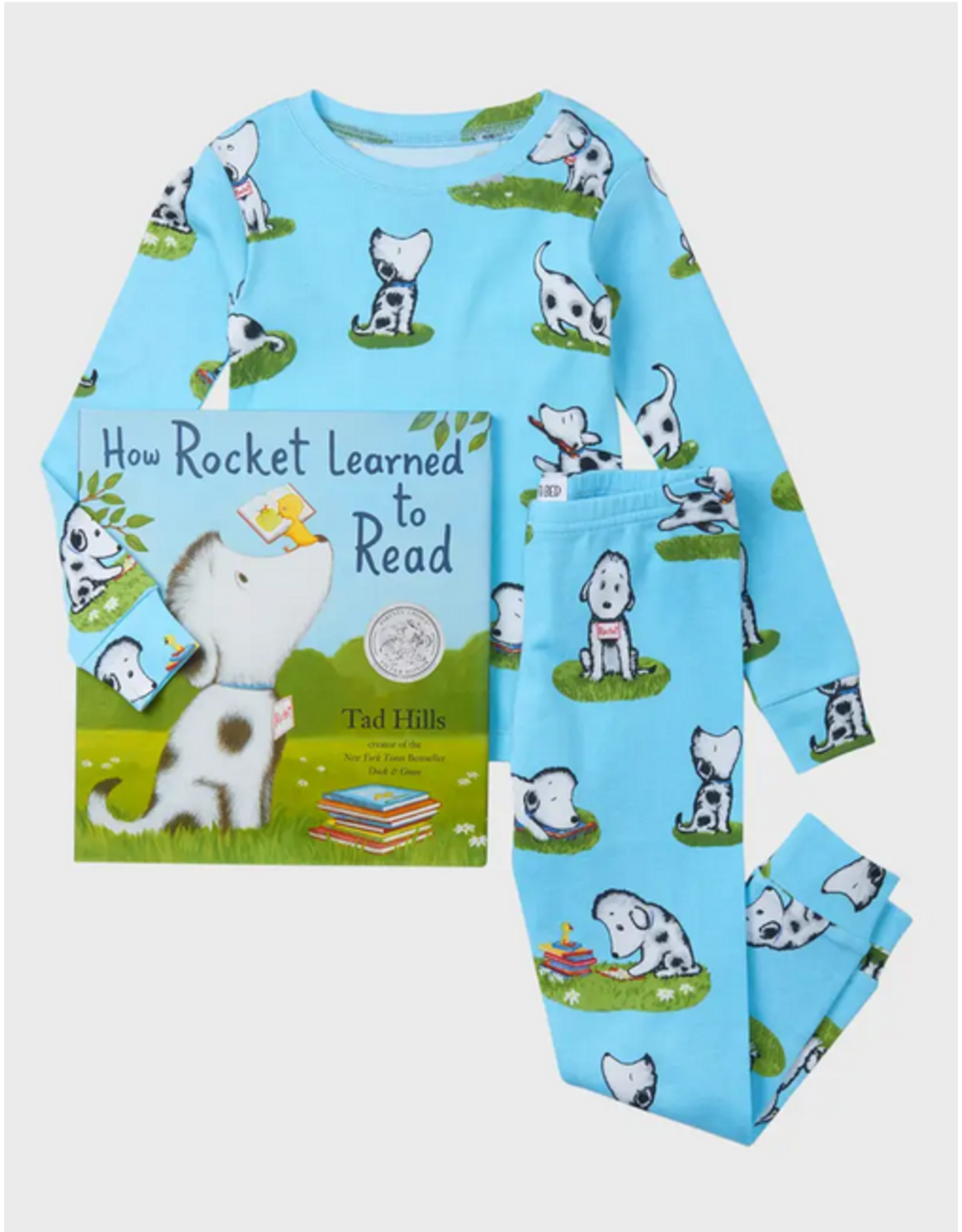 Hatley How Rocket Learned to Read Pajama Set w/ Book