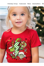 The Countryside Cottage Grinch Christmas Shirt- Red