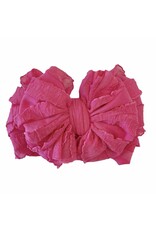 in awe couture Hot Pink Ruffled Headband
